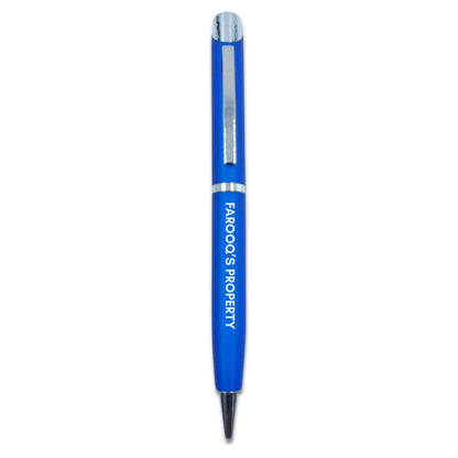 Custom Pen With Name Engraved Promotional Pens Corporate Gifts (Blue) - Add Name