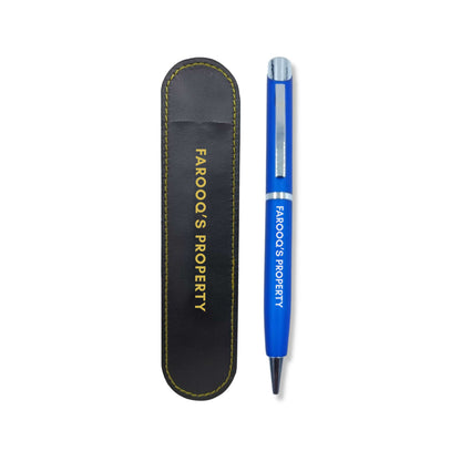 Custom Pen With Name Engraved Promotional Pens Corporate Gifts (Blue) - Add Name