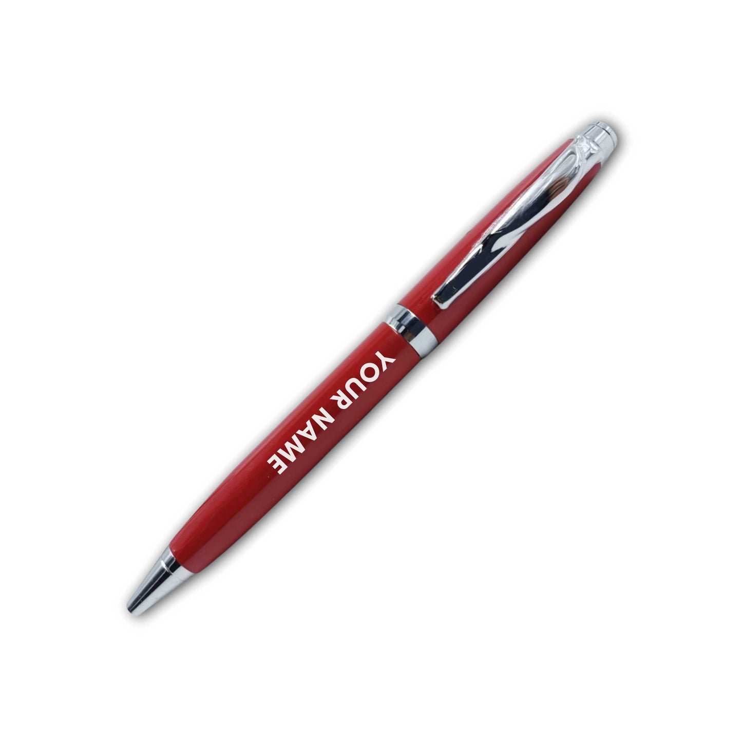Engraved Custom Pen Gift Set For for Boss Office Colleagues (Red) - Add Name