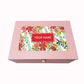 Custom Best Gift Boxes Vegan Leather Add Your Name - Flower Stripe