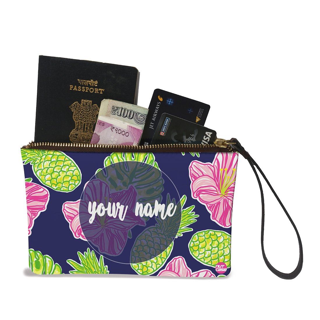 Small Bracelet Pouch - Blue Design Nutcase