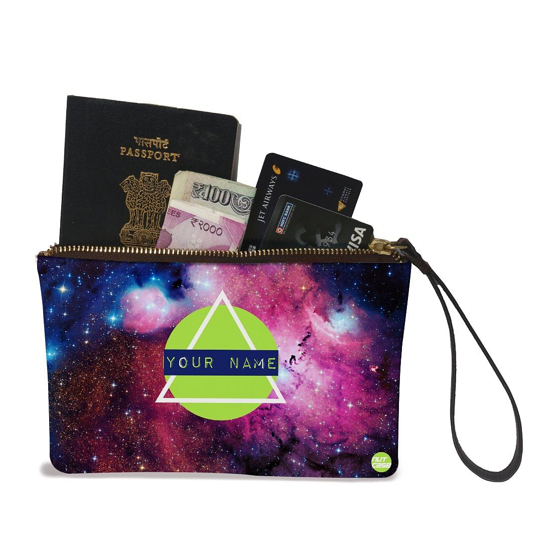 Pouch Bag For Women - Space Design Nutcase