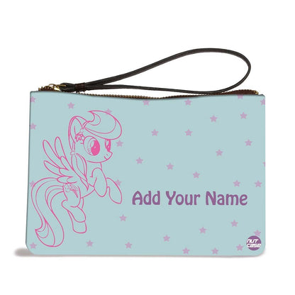 Small Leather Coin Purse - Cute Girl Nutcase