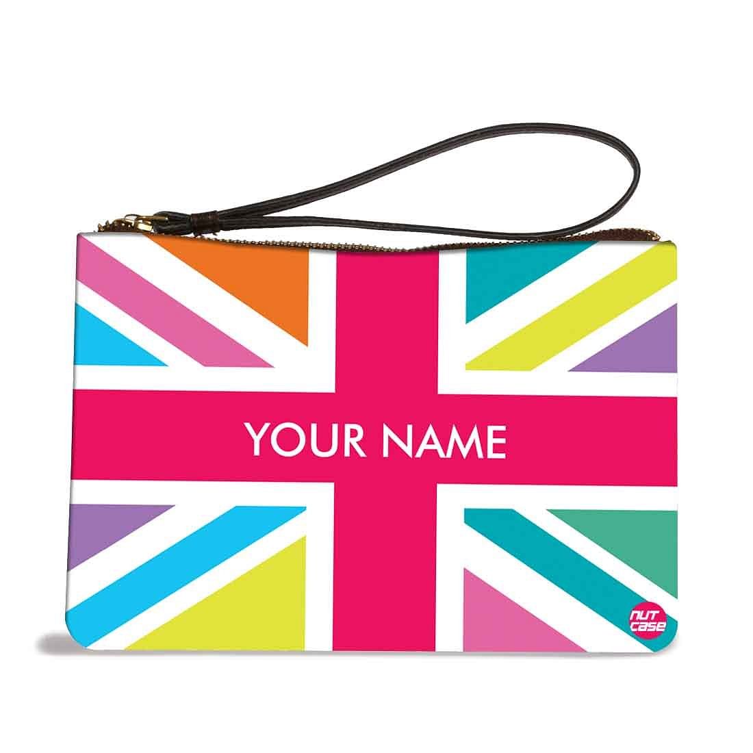 Small Wristlet Pouch - UK Flag Nutcase