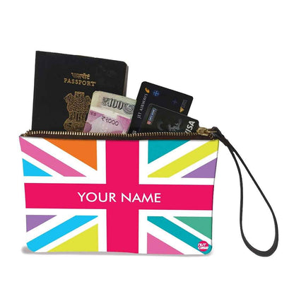 Small Wristlet Pouch - UK Flag Nutcase