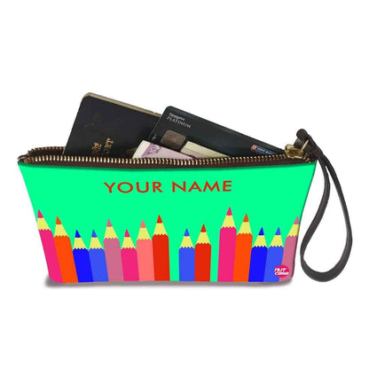 Women'S Wristlet Pouch - Pencils Nutcase
