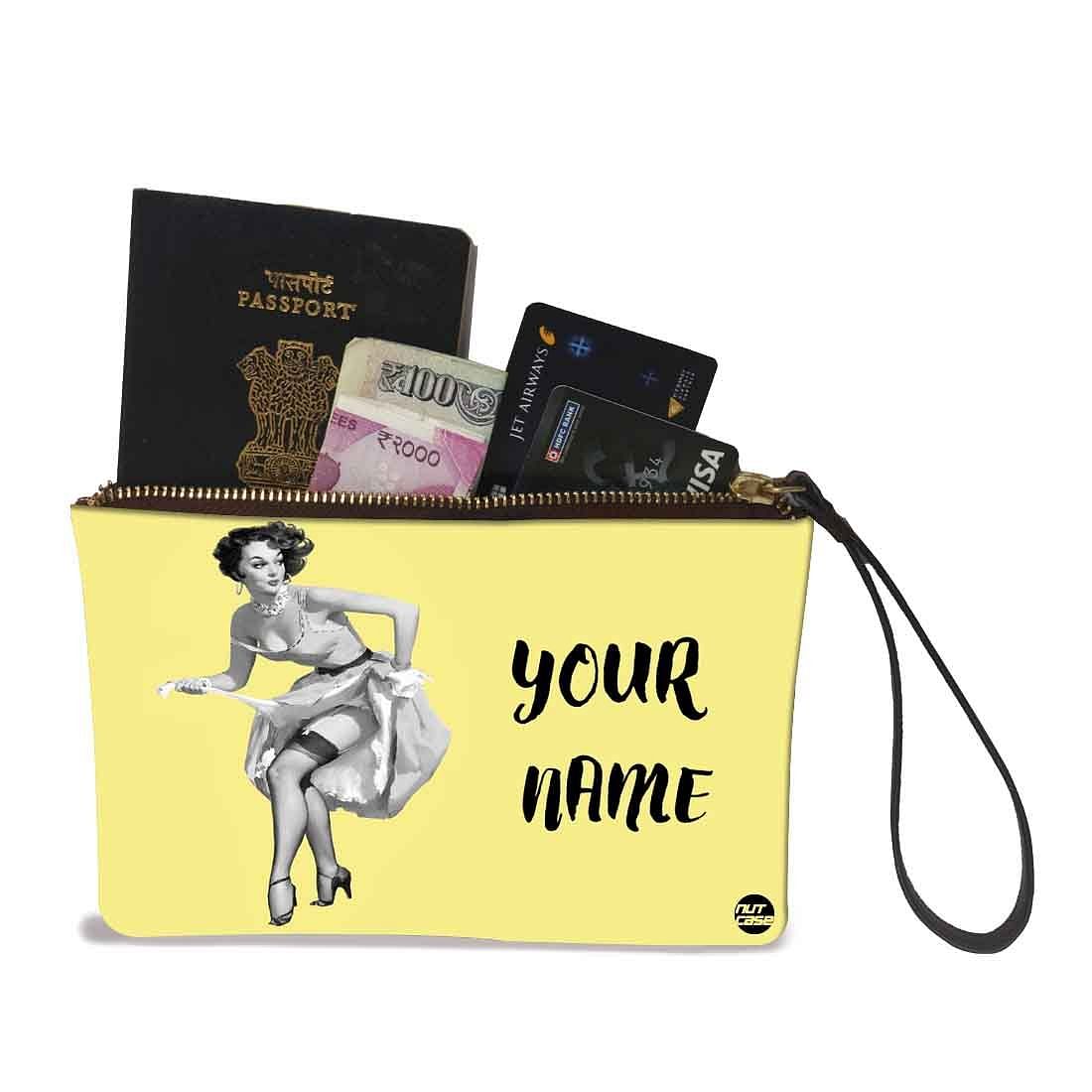 Small Bracelet Pouch - Cool Girl Yellow Nutcase