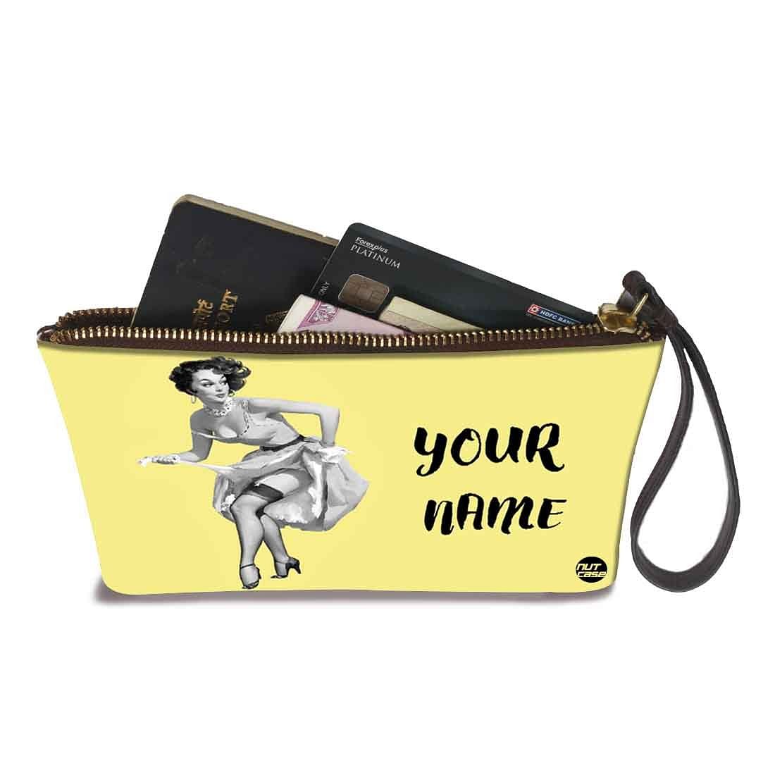 Small Bracelet Pouch - Cool Girl Yellow Nutcase