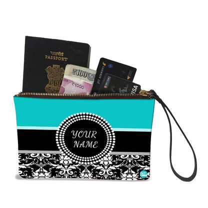 Small Pouches For Ladies - Green Floral Design Nutcase