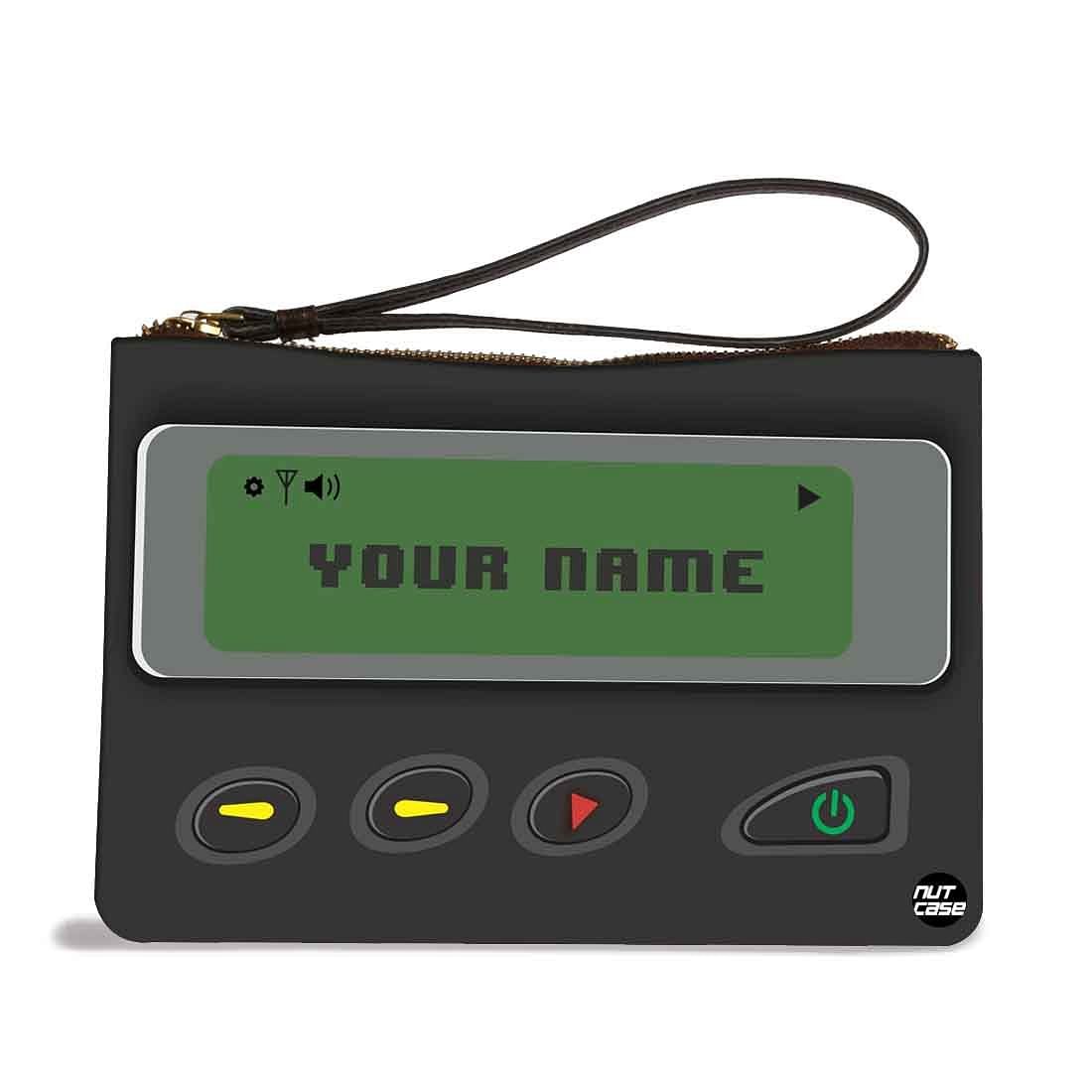 Small Leather Coin Purse - Battery Design Nutcase