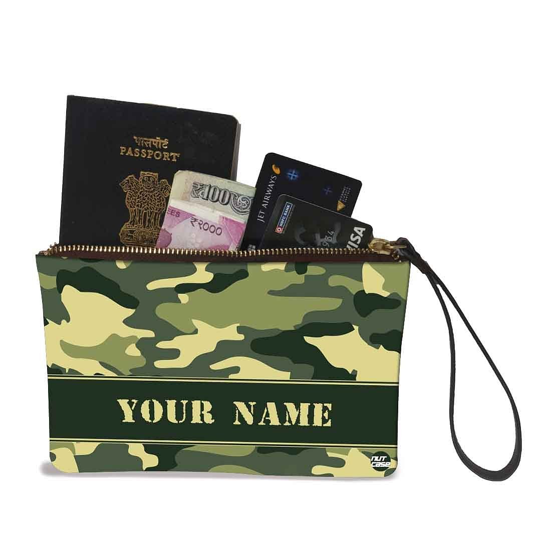 Small Wristlet Pouch - Camo Nutcase