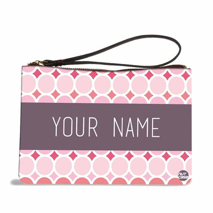 Pouch Bag For Women - Pink Circles Nutcase