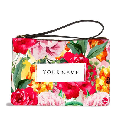 Small Leather Coin Purse - Red Rose Nutcase