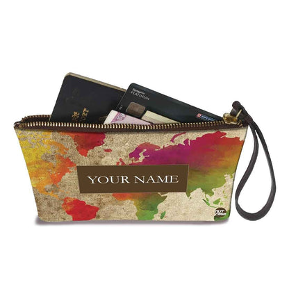 Womens Pouch Purse - Map Design Nutcase