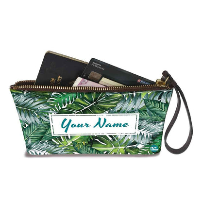 Women'S Wristlet Pouch - Monstera Leaf Nutcase