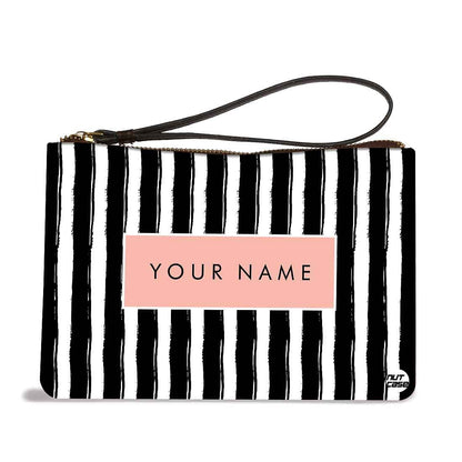 Small Hand Pouch - Black Lines Nutcase