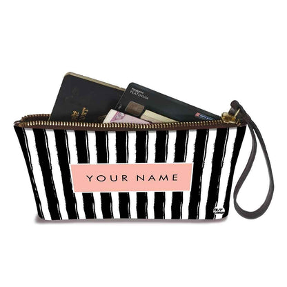 Small Hand Pouch - Black Lines Nutcase