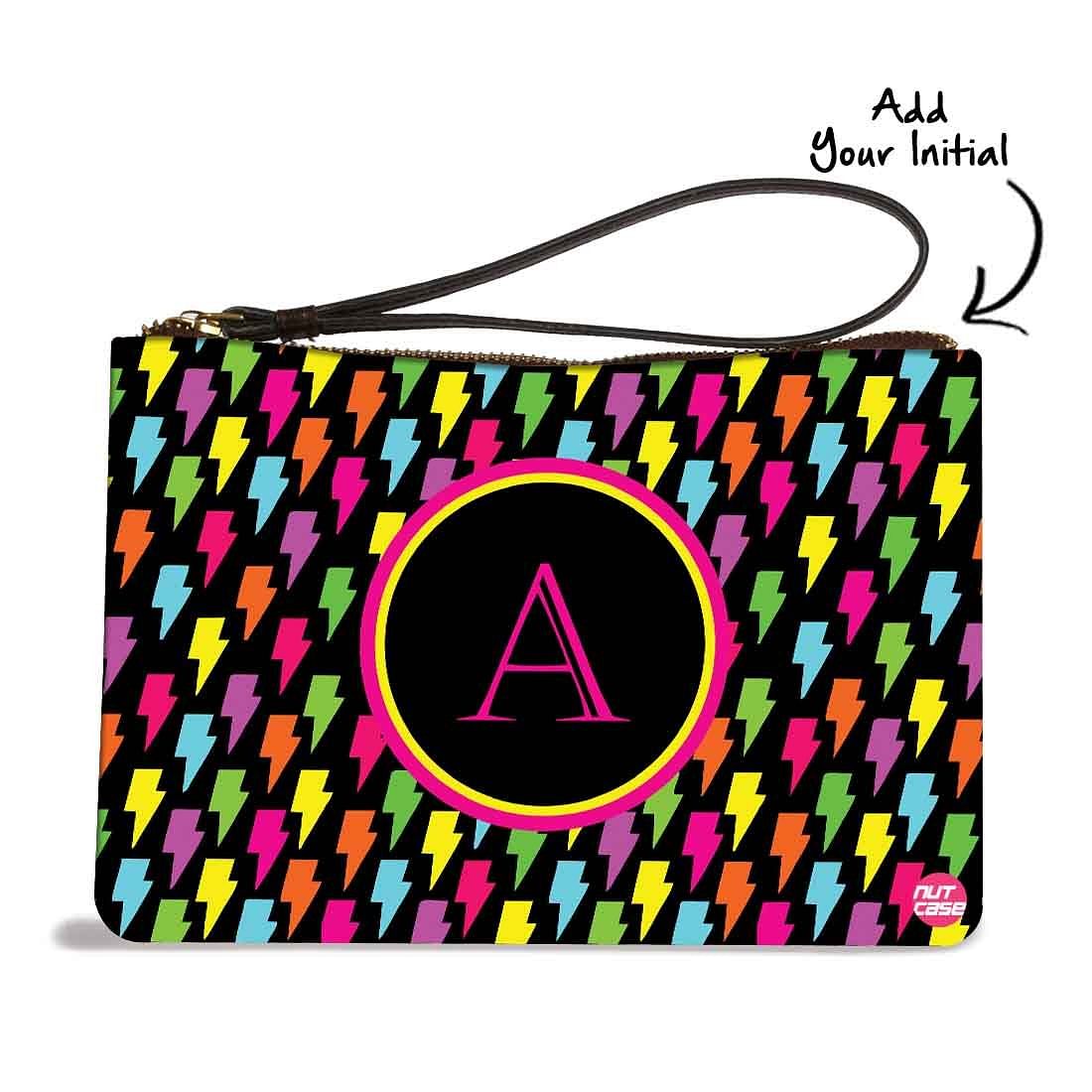 Small Wristlet Pouch - Multi Flashes Nutcase