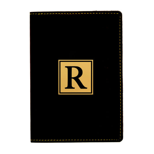 Men & Women Vegan Leather Personalized Passport Cover - Monogram