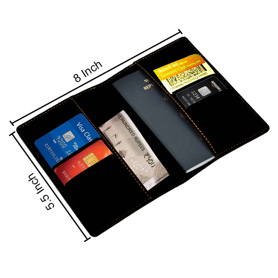 Custom Passport Wallet Vegan Leather 