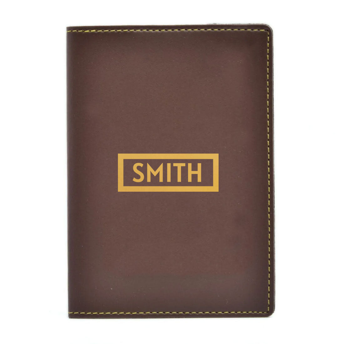 Personalized PU Leather Passport Holder With Name - Add Name