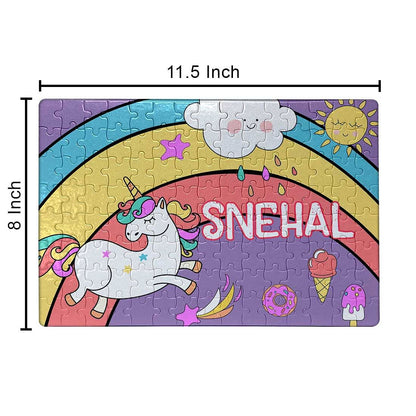 Personalized Puzzle For Kids - Unicorn Nutcase