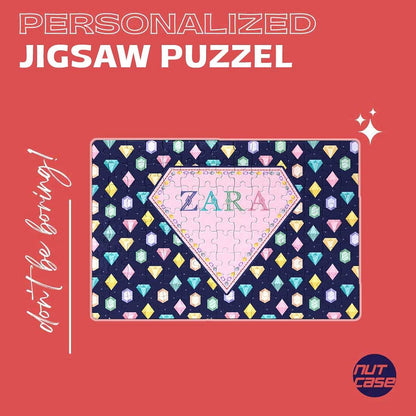 Personalized Children'S Puzzles - Diamonds World Nutcase