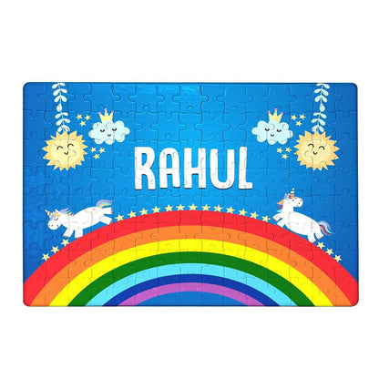 Personalized Name Puzzle - Rainbow Nutcase