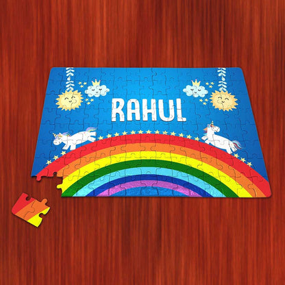 Personalized Name Puzzle - Rainbow Nutcase