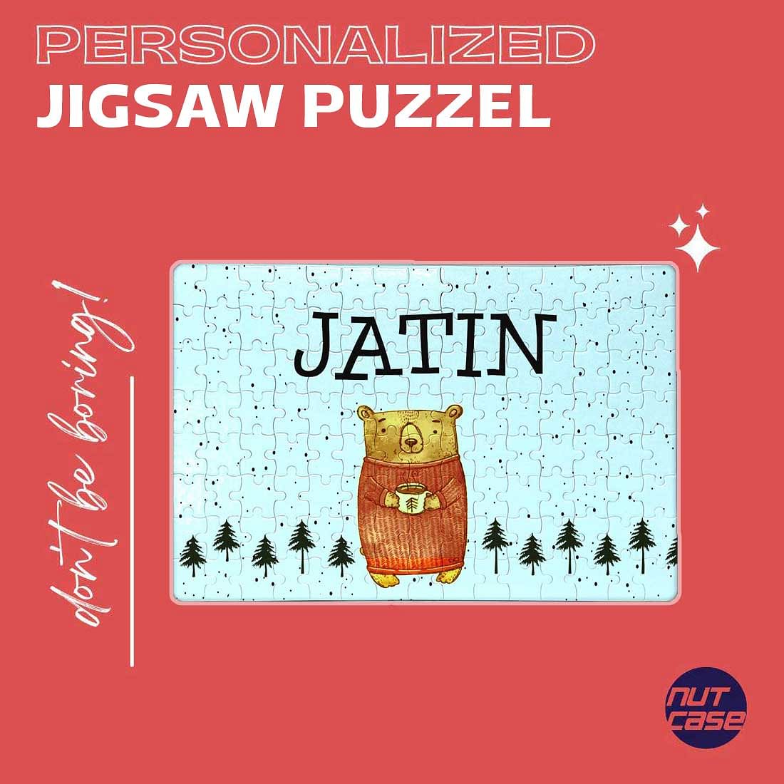 Custom Puzzle Gift - Bear Nutcase