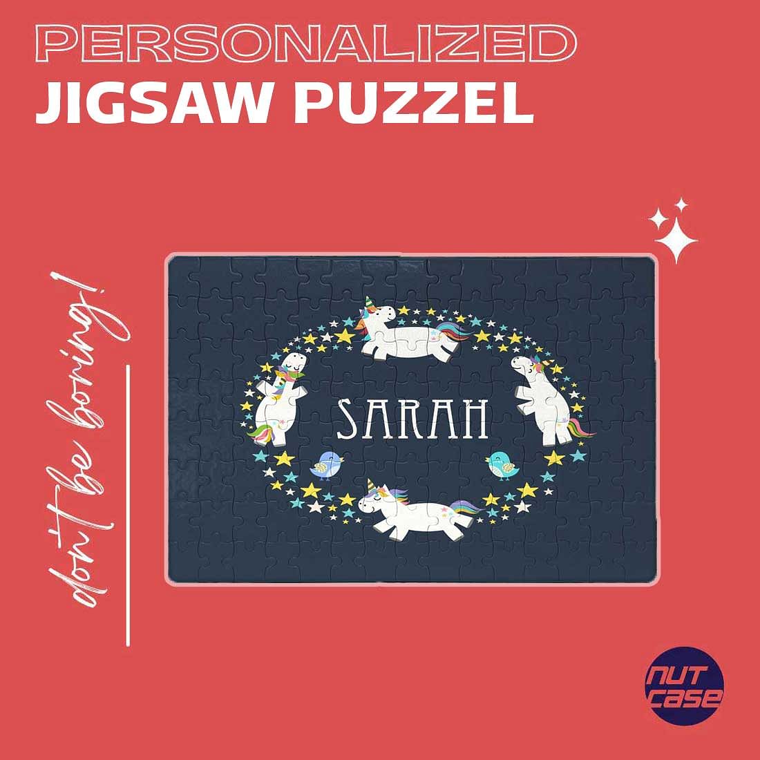 Best Custom Jigsaw Puzzles - White Unicorn Nutcase