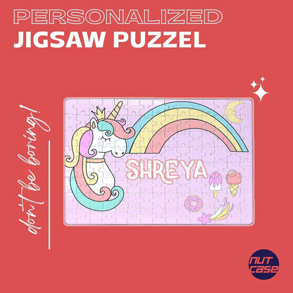 Custom Made Puzzle - Unicorn Rainbow Nutcase