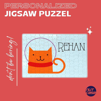 Personalized Puzzle Gifts - Cute Cat Nutcase
