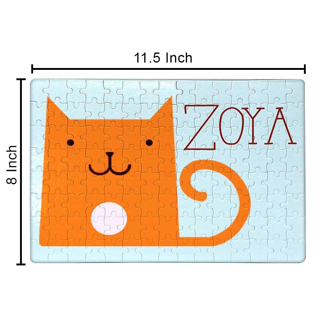 Personalized Children'S Puzzles - Cat with Patch Nutcase