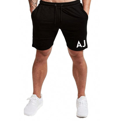 Nutcase Personalized Workout Shorts for Boy Black  Initials Nutcase