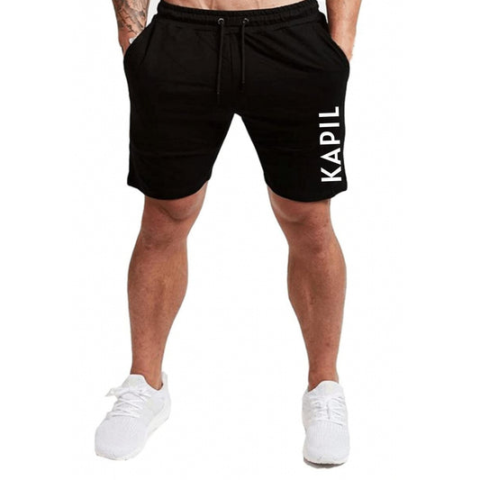 Nutcase Customised Sports Shorts for Men Add Your Name Black Nutcase