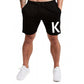 Nutcase Personalized Running Fit Shorts for Men  Exercise - Initials - Monogram Nutcase