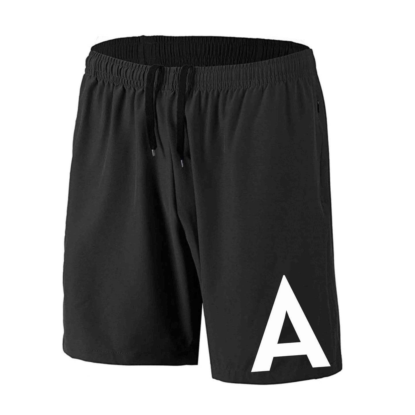 Nutcase Personalized Boy Casual Shorts for Black with Pocket Men Monogram Nutcase