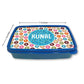 Personalised Snack Box for Boys Plastic Lunch Box - Sweet Doughnut Nutcase
