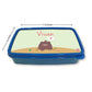 Personalized Snack Box for Kids Plastic Lunch Box for Boys -Bear Nutcase