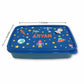 Personalized Snack Box for Kids Plastic Lunch Box for Boys - Space Boy Nutcase