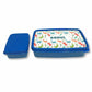 Personalized Tiffin Box for Kids Plastic Lunch Box for Boys - Cute Dinosaur Nutcase