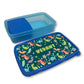 Personalized Snack Box for Kids Plastic Lunch Box for Boys -Dinosaur Forest Nutcase