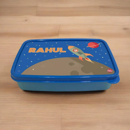 Custom Lunch Box With Name for Boys - Space Nutcase