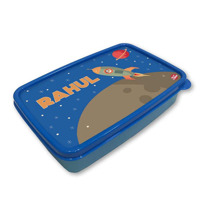 Custom Lunch Box With Name for Boys - Space Nutcase