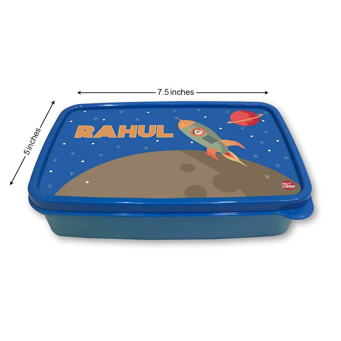 Custom Lunch Box With Name for Boys - Space Nutcase
