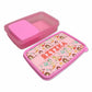 Custom Lunch Box for Kids Plastic Tiffin Box Girls - Mermaid & Stars Nutcase