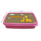 Personalized Snack Box for Kids Plastic Lunch Box for Girls -Zebra & Clouds Nutcase