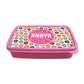 Personalized Snack Box for Kids Plastic Lunch Box for Girls -Doughnuts Nutcase