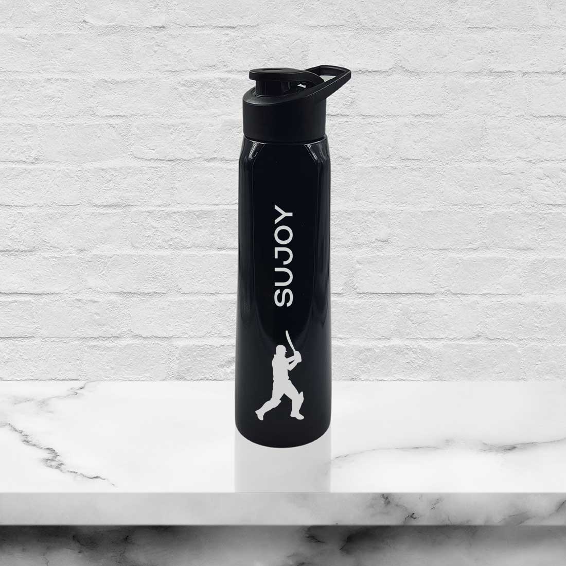 Custom Water Bottle with Engraving of Name, Initials, Monogram and Logo